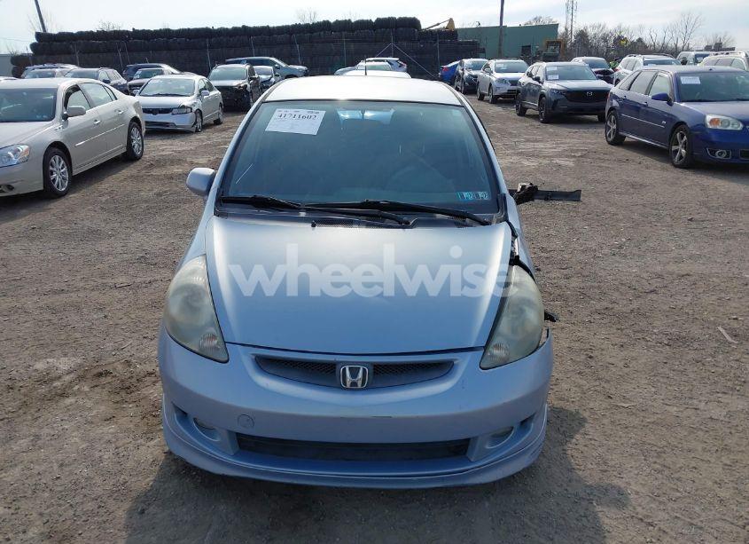 Photo 13 of 2008 Honda Fit SPORT (VIN JHMGD38678S051877)