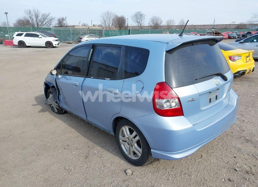 Photo 3 of 2008 Honda Fit SPORT (VIN JHMGD38678S051877)