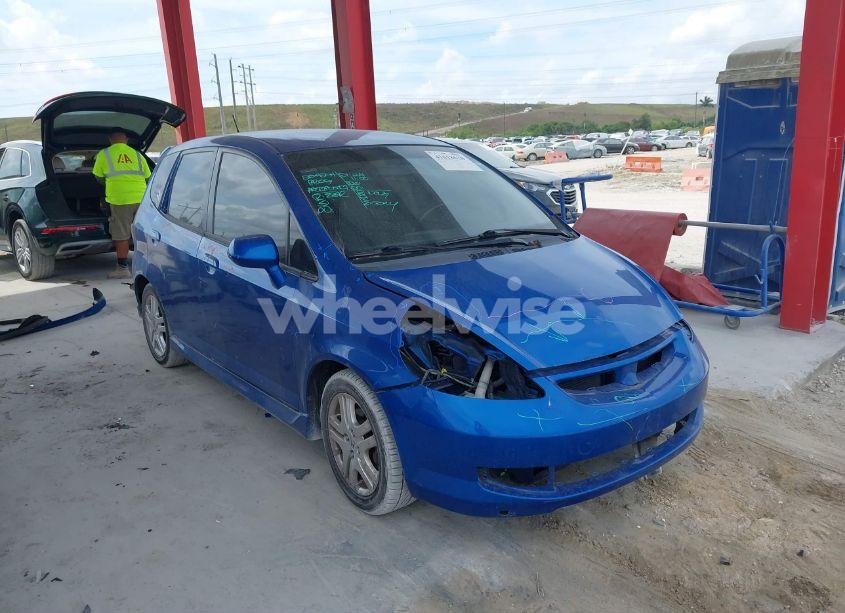 2007 Honda Fit SPORT (VIN JHMGD38687S001536) main photo