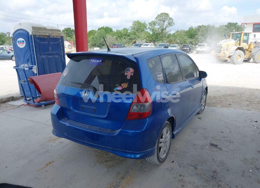 Photo 4 of 2007 Honda Fit SPORT (VIN JHMGD38687S001536)