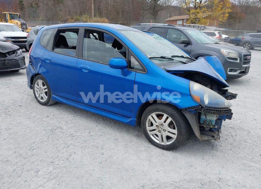 2007 Honda Fit SPORT (VIN JHMGD38687S009331) main photo