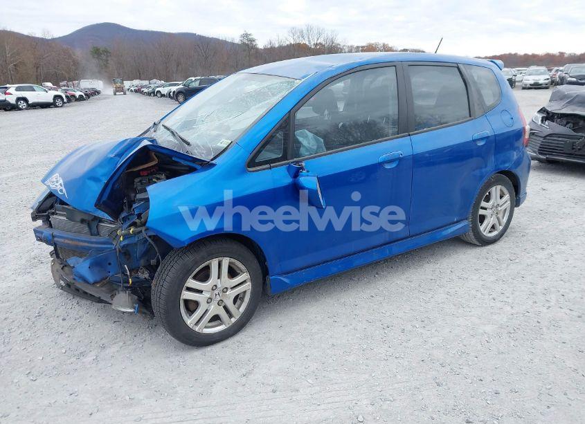 Photo 2 of 2007 Honda Fit SPORT (VIN JHMGD38687S009331)