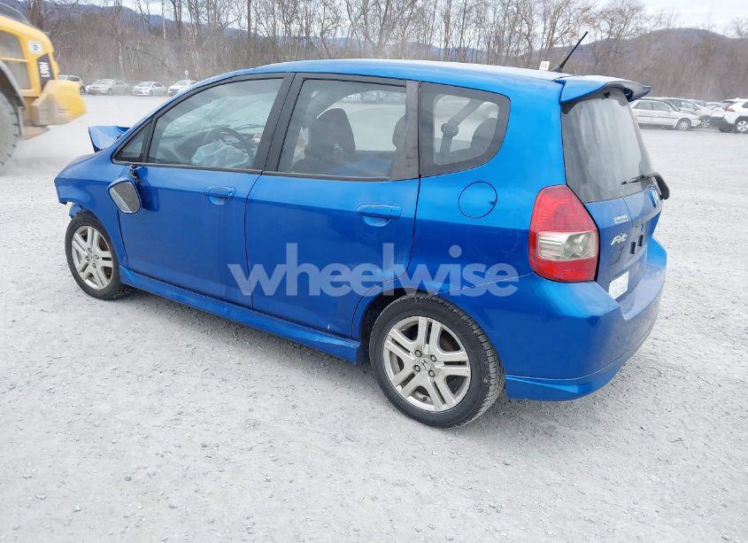 Photo 3 of 2007 Honda Fit SPORT (VIN JHMGD38687S009331)