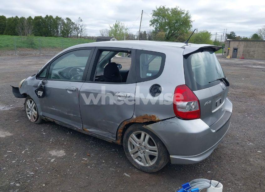 Photo 3 of 2007 Honda Fit SPORT (VIN JHMGD38687S017199)