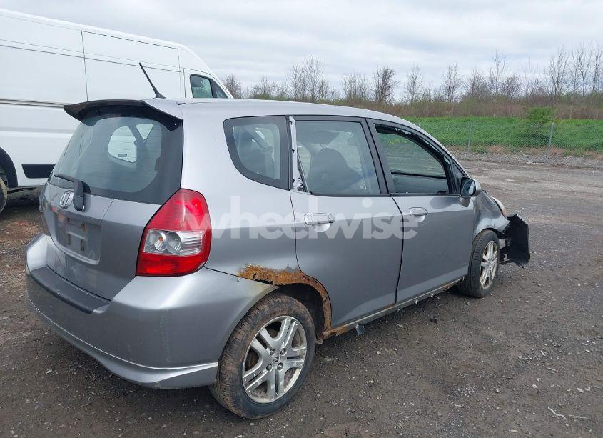 Photo 4 of 2007 Honda Fit SPORT (VIN JHMGD38687S017199)
