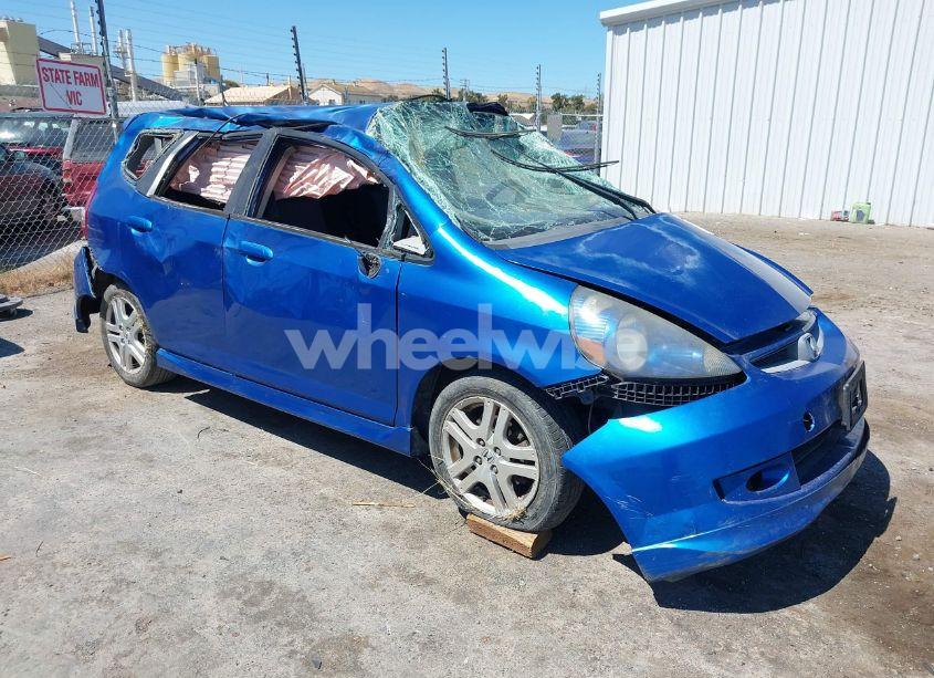 2007 Honda Fit SPORT (VIN JHMGD38687S023276) main photo