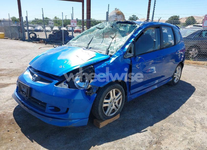 Photo 2 of 2007 Honda Fit SPORT (VIN JHMGD38687S023276)