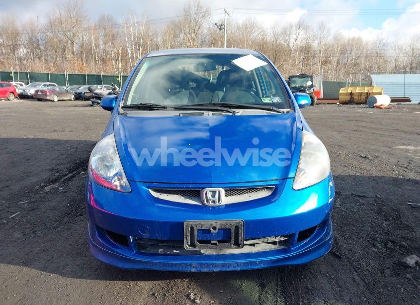 Photo 12 of 2007 Honda Fit SPORT (VIN JHMGD38687S035976)