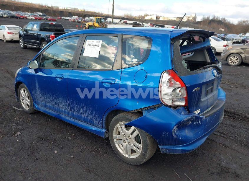 Photo 3 of 2007 Honda Fit SPORT (VIN JHMGD38687S035976)