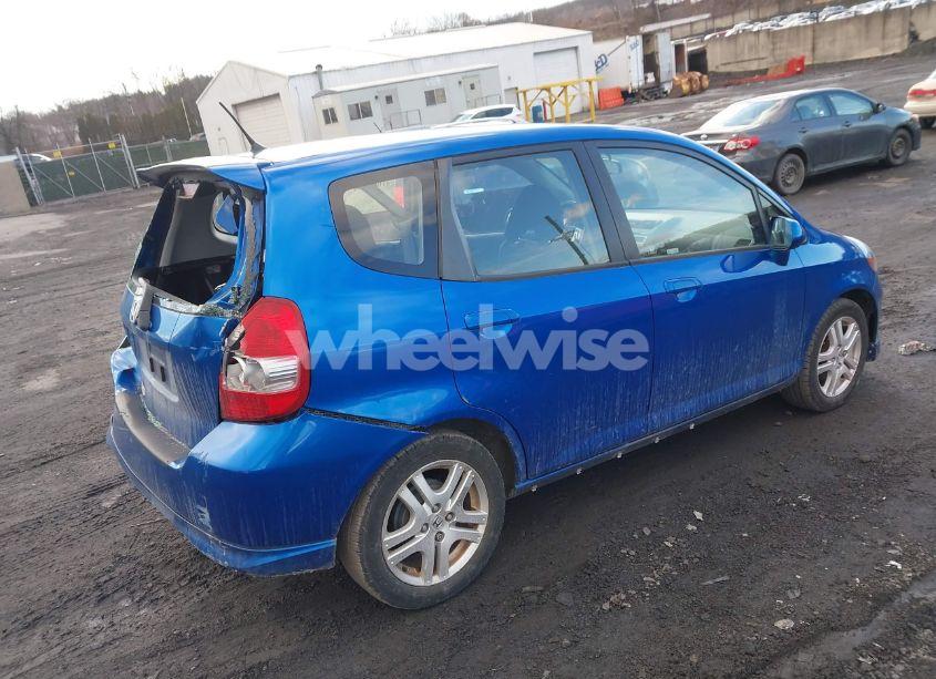 Photo 4 of 2007 Honda Fit SPORT (VIN JHMGD38687S035976)