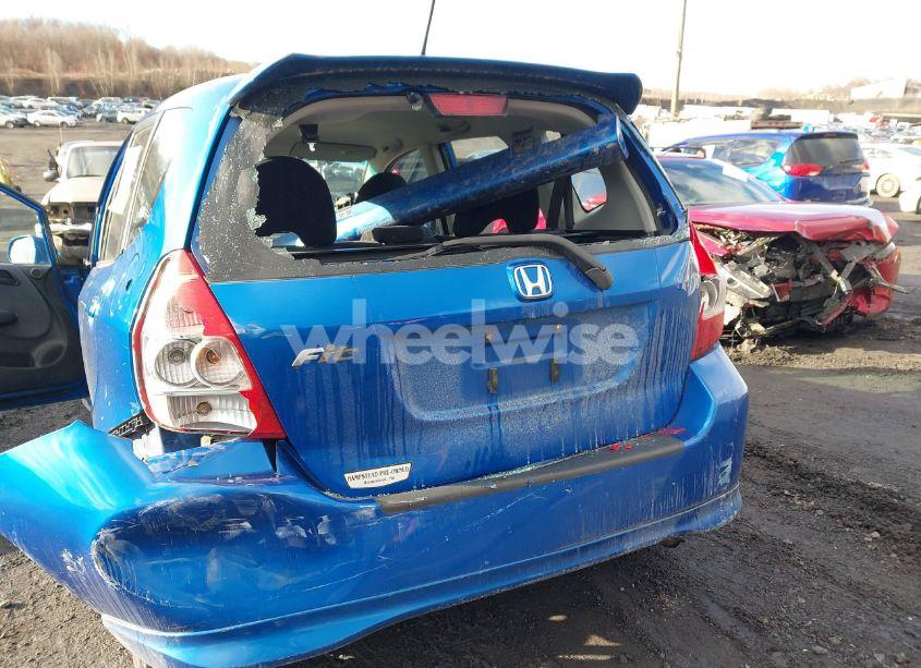 Photo 6 of 2007 Honda Fit SPORT (VIN JHMGD38687S035976)
