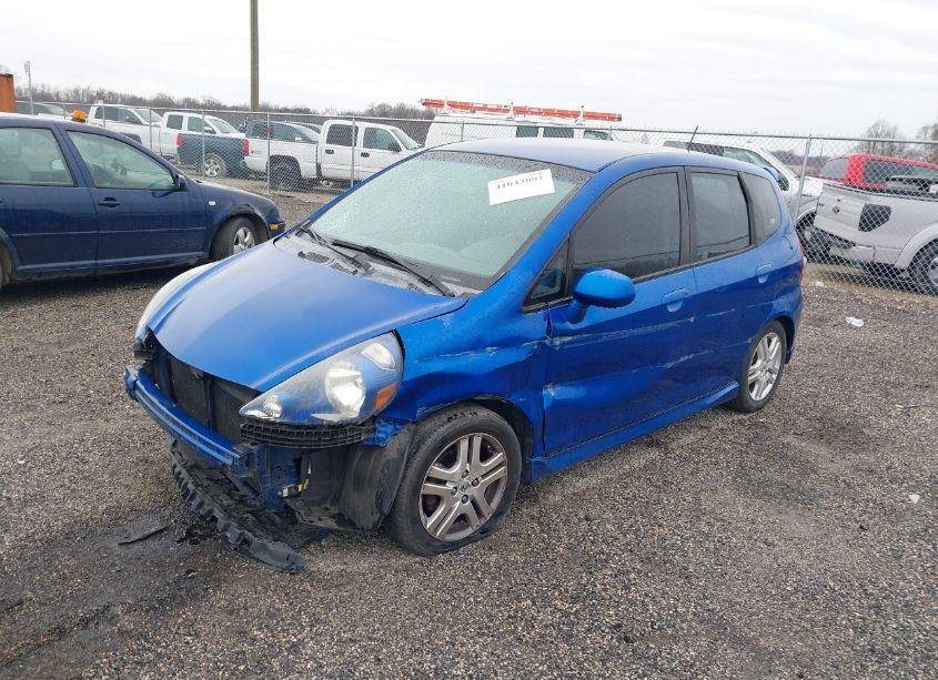 Photo 2 of 2007 Honda Fit SPORT (VIN JHMGD38687S043558)
