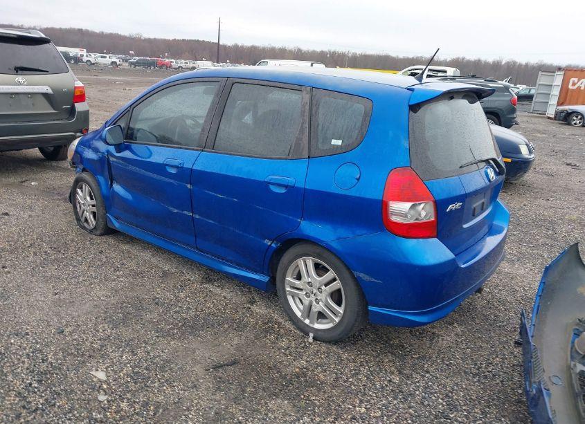 Photo 3 of 2007 Honda Fit SPORT (VIN JHMGD38687S043558)