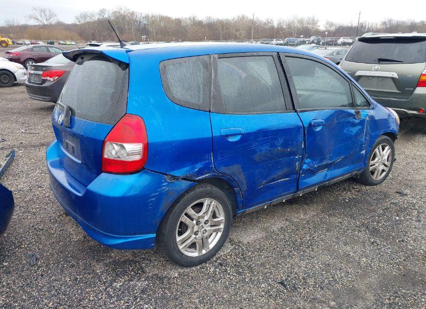 Photo 4 of 2007 Honda Fit SPORT (VIN JHMGD38687S043558)