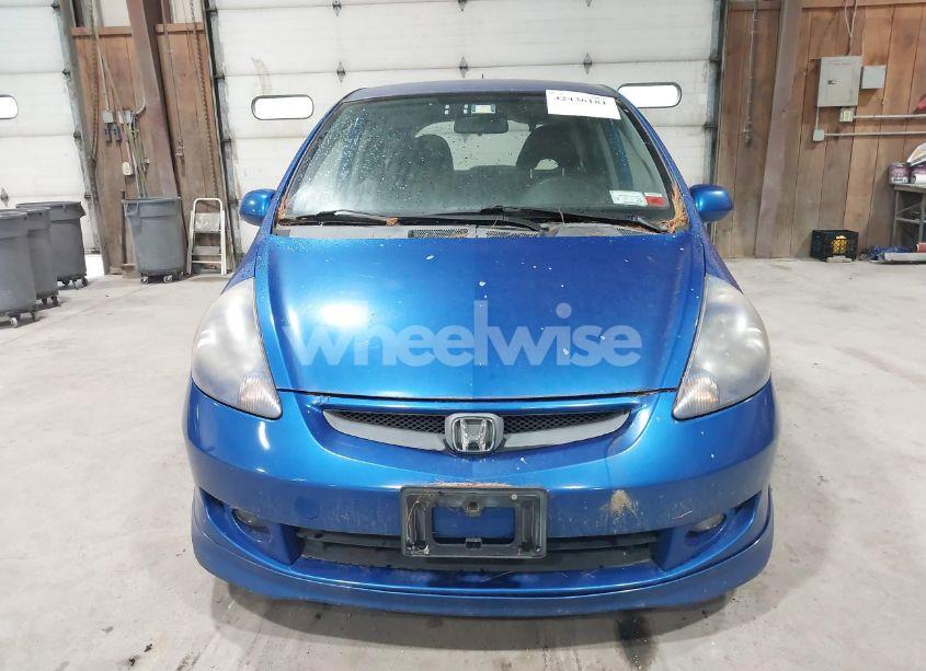 Photo 6 of 2007 Honda Fit SPORT (VIN JHMGD38687S053880)