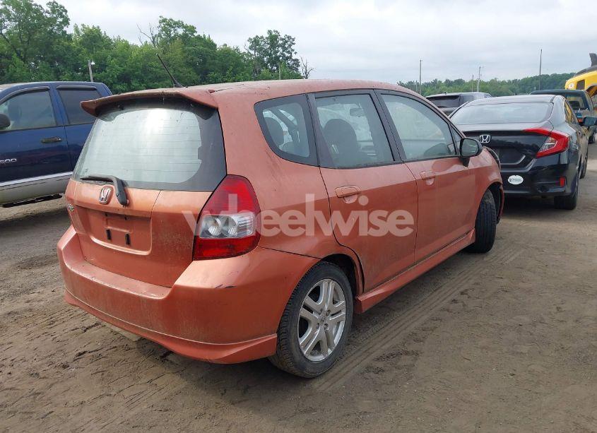 Photo 4 of 2008 Honda Fit SPORT (VIN JHMGD38688S006513)
