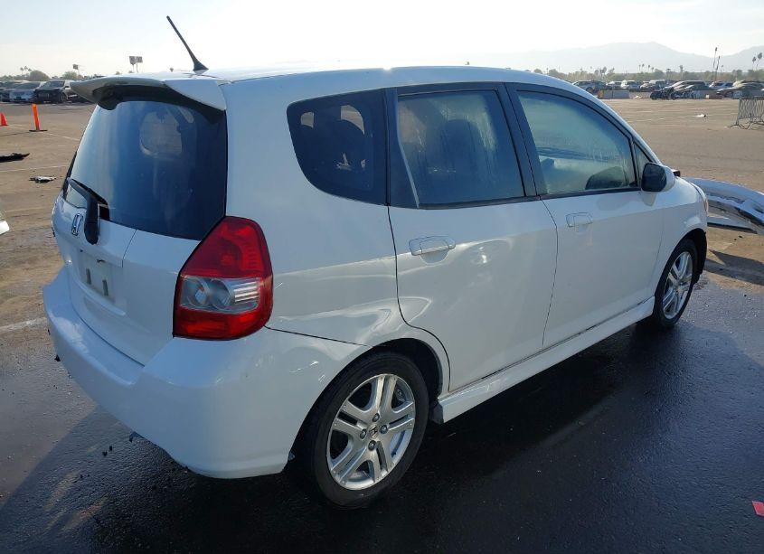 Photo 4 of 2008 Honda Fit SPORT (VIN JHMGD38688S009329)