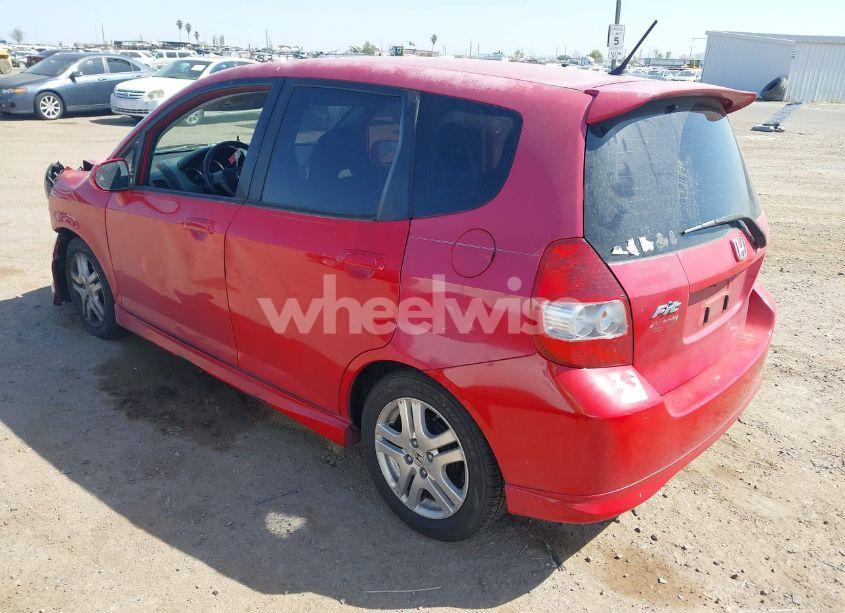 Photo 3 of 2008 Honda Fit SPORT (VIN JHMGD38688S017348)