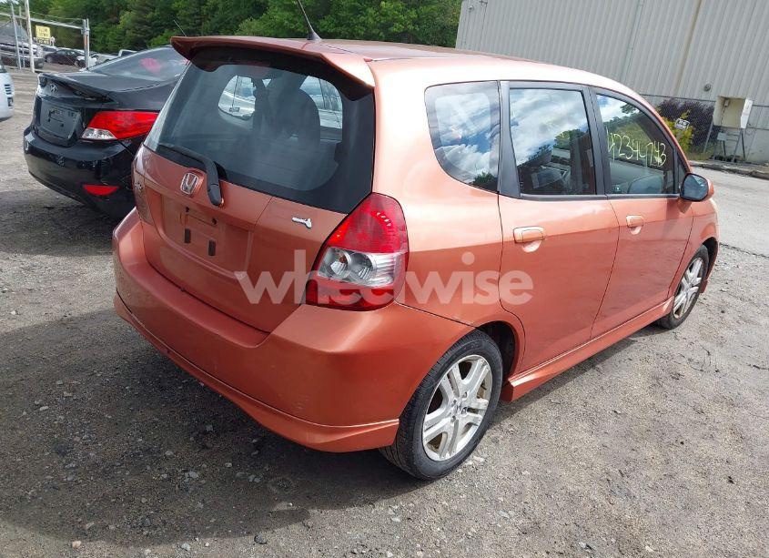 Photo 4 of 2007 Honda Fit SPORT (VIN JHMGD38697S008821)