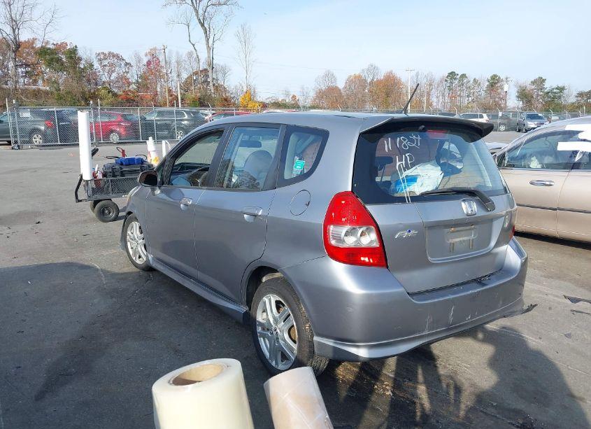 Photo 3 of 2007 Honda Fit SPORT (VIN JHMGD38697S016630)