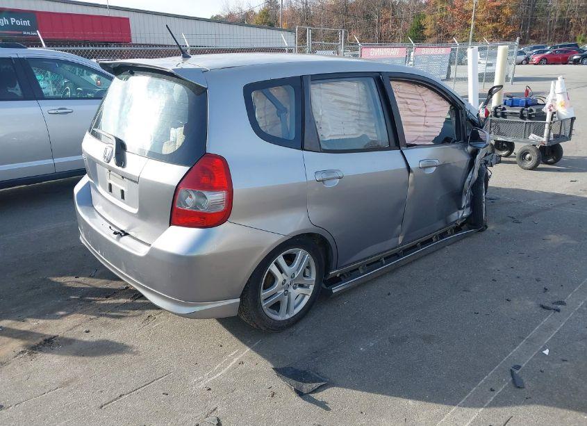 Photo 4 of 2007 Honda Fit SPORT (VIN JHMGD38697S016630)