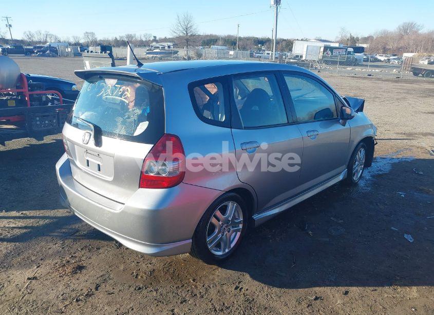 Photo 4 of 2007 Honda Fit SPORT (VIN JHMGD38697S028180)