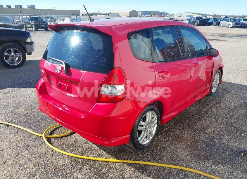 Photo 4 of 2007 Honda Fit SPORT (VIN JHMGD38697S040913)