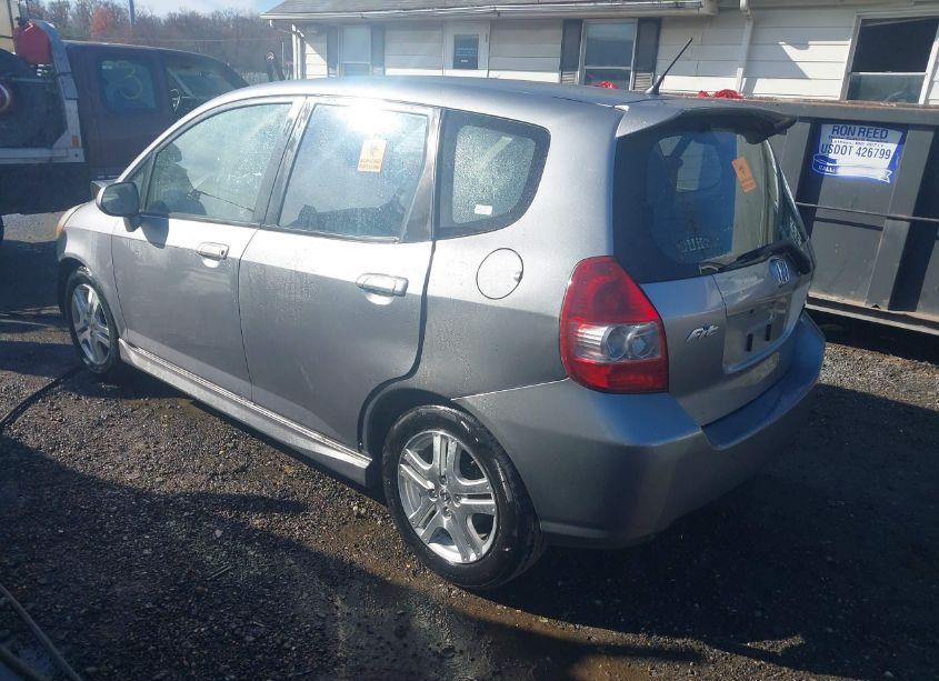 Photo 3 of 2007 Honda Fit SPORT (VIN JHMGD38697S041284)