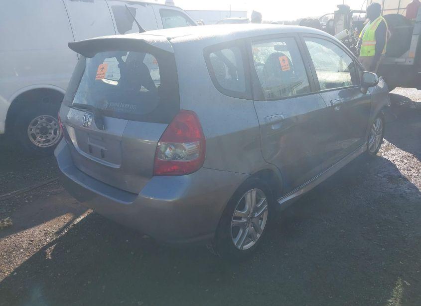 Photo 4 of 2007 Honda Fit SPORT (VIN JHMGD38697S041284)