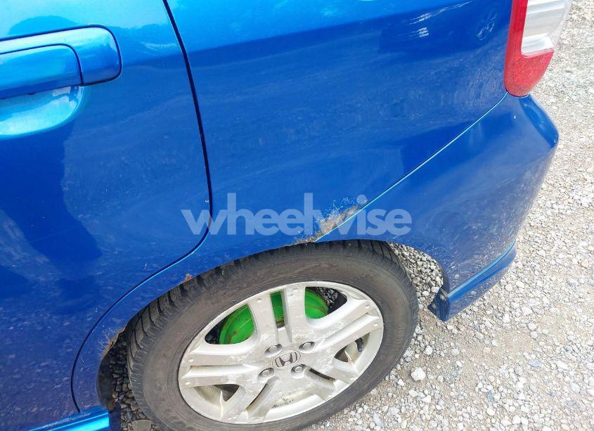 Photo 6 of 2007 Honda Fit SPORT (VIN JHMGD38697S049613)