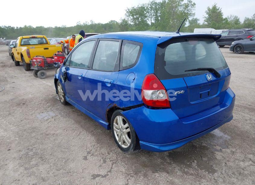Photo 3 of 2007 Honda Fit SPORT (VIN JHMGD38697S066329)