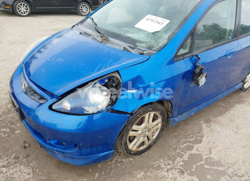 Photo 6 of 2007 Honda Fit SPORT (VIN JHMGD38697S066329)