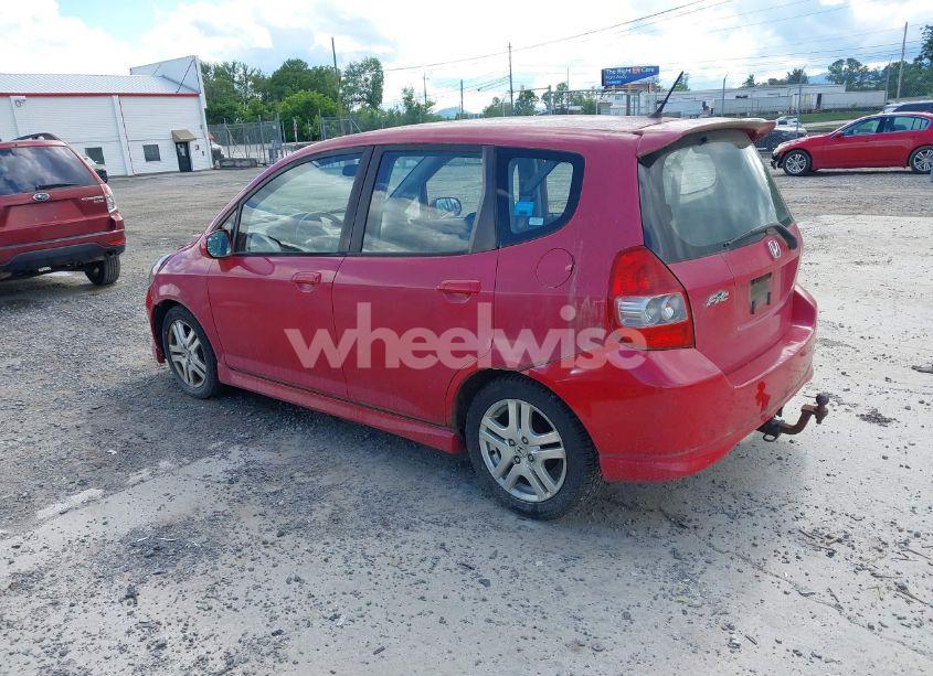 Photo 3 of 2008 Honda Fit SPORT (VIN JHMGD38698S028424)