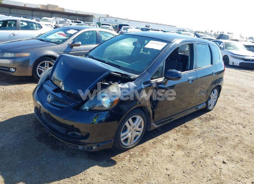 Photo 2 of 2007 Honda Fit SPORT (VIN JHMGD386X7S013607)