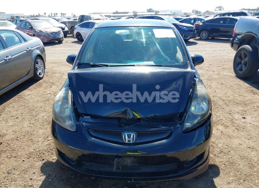 Photo 6 of 2007 Honda Fit SPORT (VIN JHMGD386X7S013607)