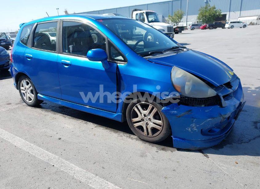 2007 Honda Fit SPORT (VIN JHMGD386X7S028334) main photo