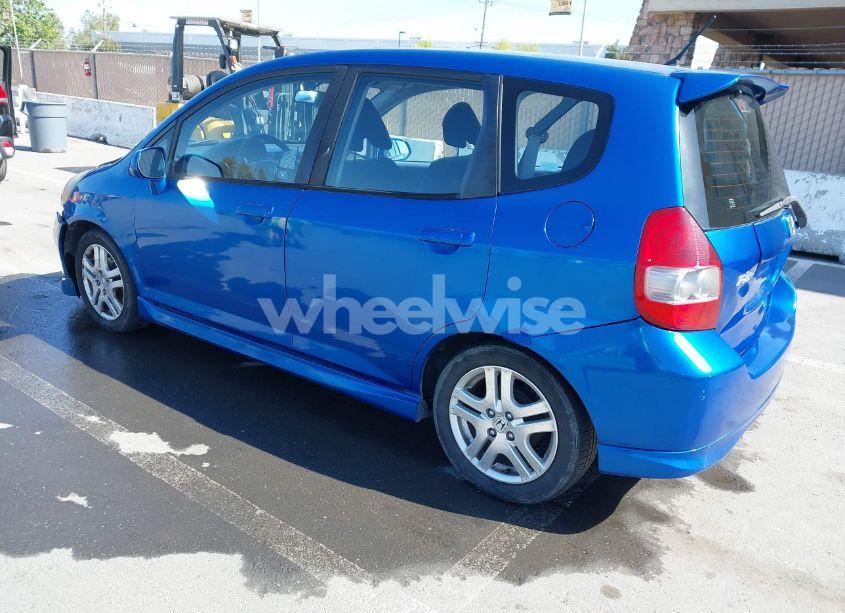 Photo 3 of 2007 Honda Fit SPORT (VIN JHMGD386X7S028334)