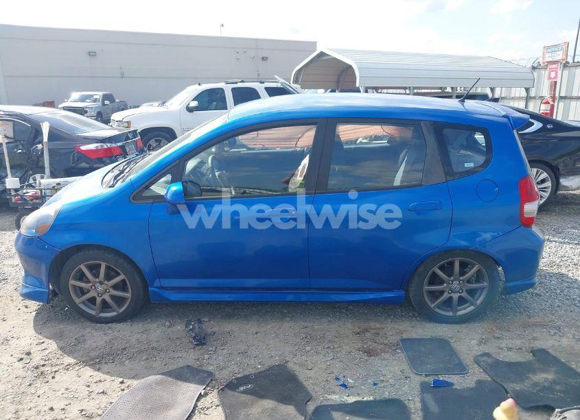 Photo 14 of 2007 Honda Fit SPORT (VIN JHMGD386X7S029838)
