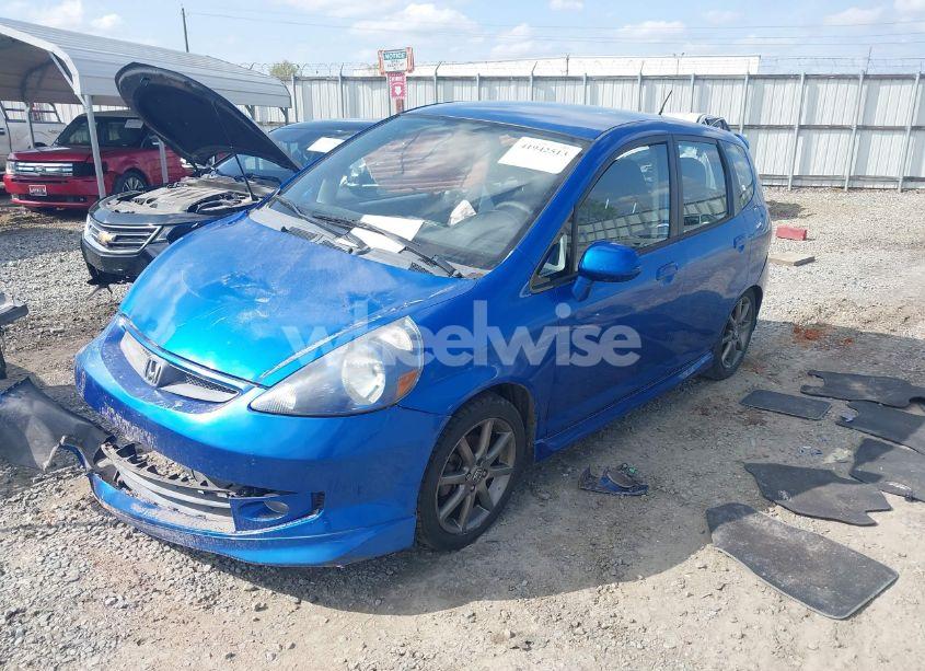 Photo 2 of 2007 Honda Fit SPORT (VIN JHMGD386X7S029838)