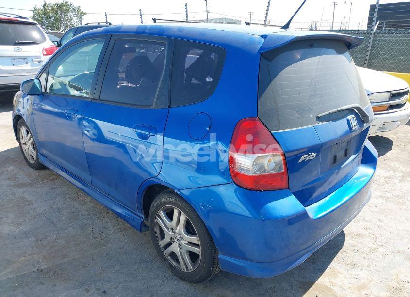 Photo 3 of 2007 Honda Fit SPORT (VIN JHMGD386X7S036286)