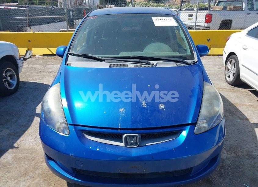 Photo 6 of 2007 Honda Fit SPORT (VIN JHMGD386X7S036286)