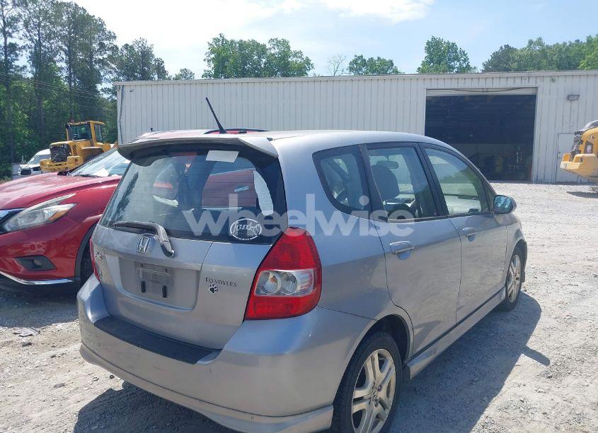 Photo 4 of 2007 Honda Fit SPORT (VIN JHMGD386X7S056408)