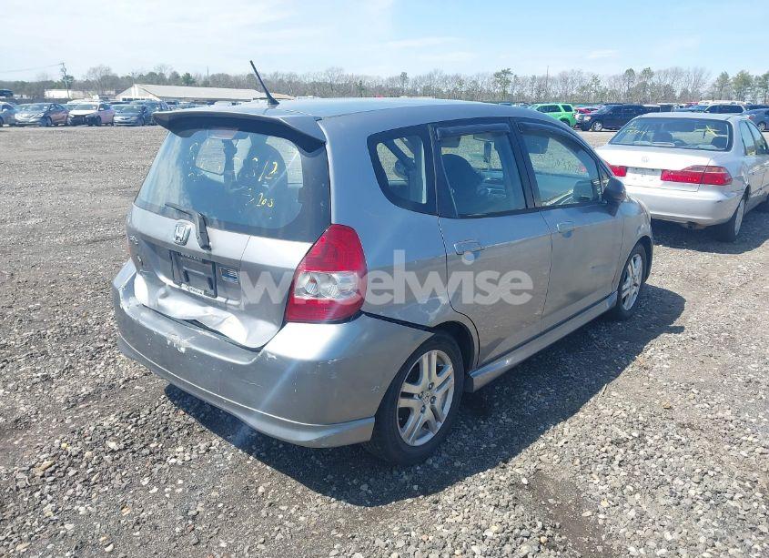 Photo 4 of 2008 Honda Fit SPORT (VIN JHMGD386X8S001667)
