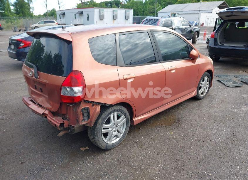 Photo 4 of 2008 Honda Fit SPORT (VIN JHMGD386X8S001961)