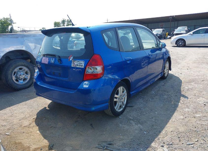 Photo 4 of 2008 Honda Fit SPORT (VIN JHMGD386X8S025872)