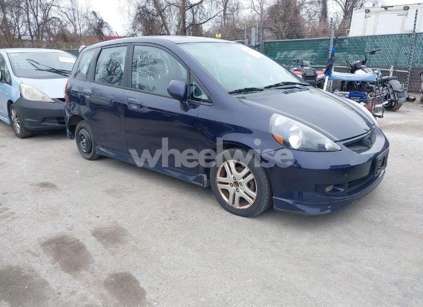 2008 Honda Fit SPORT (VIN JHMGD386X8S026780) main photo