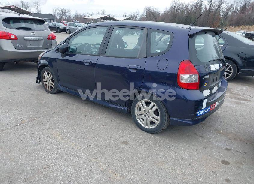 Photo 3 of 2008 Honda Fit SPORT (VIN JHMGD386X8S026780)
