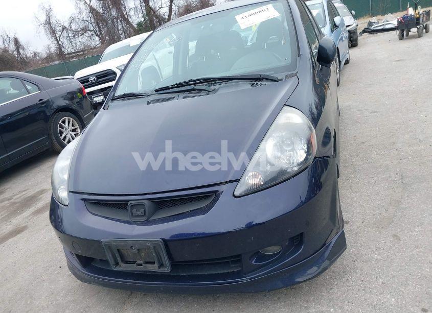 Photo 6 of 2008 Honda Fit SPORT (VIN JHMGD386X8S026780)