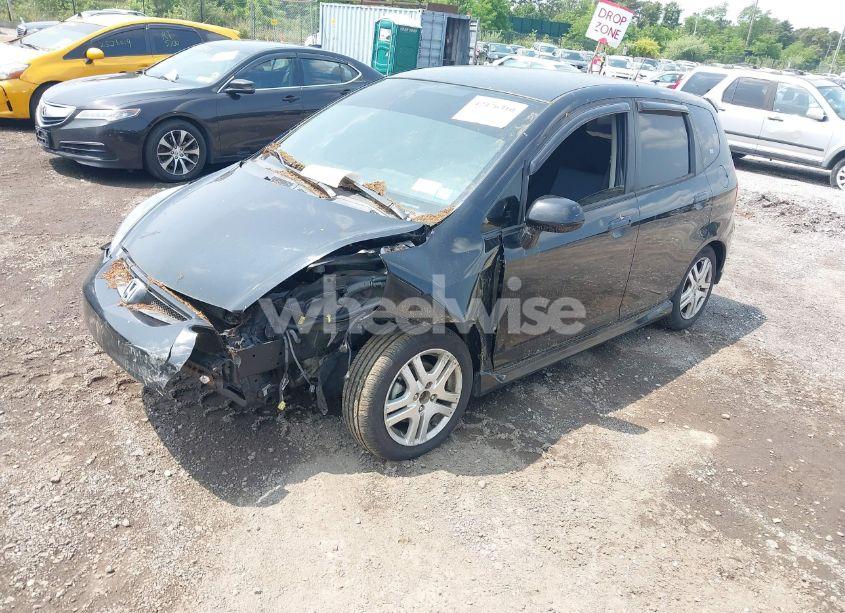 Photo 2 of 2008 Honda Fit SPORT (VIN JHMGD386X8S037651)