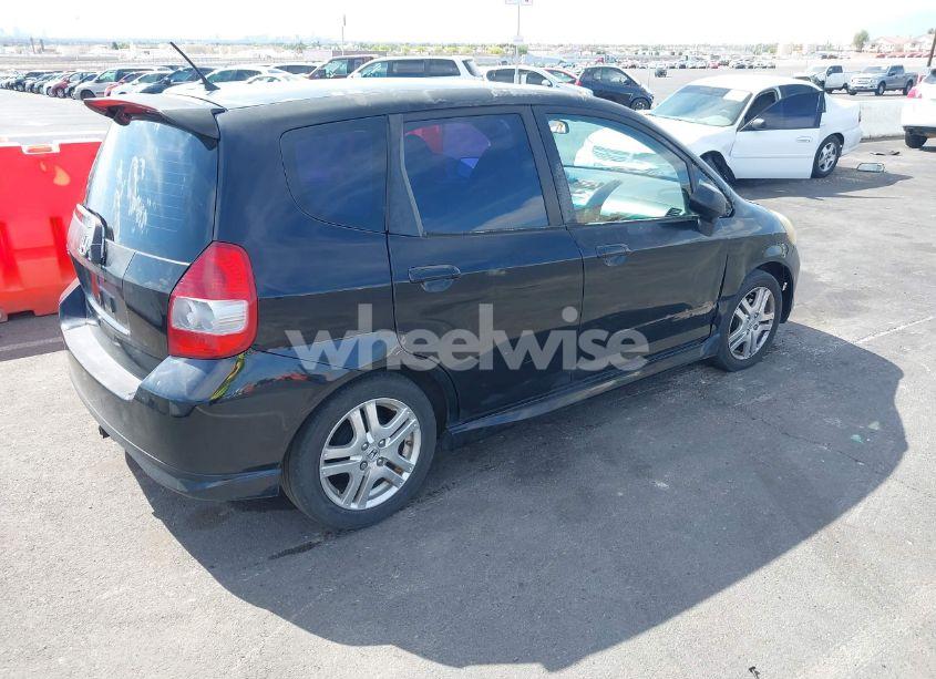 Photo 4 of 2008 Honda Fit SPORT (VIN JHMGD386X8S052358)